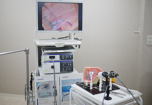 ⾼画質な腹腔鏡（内視鏡）システム